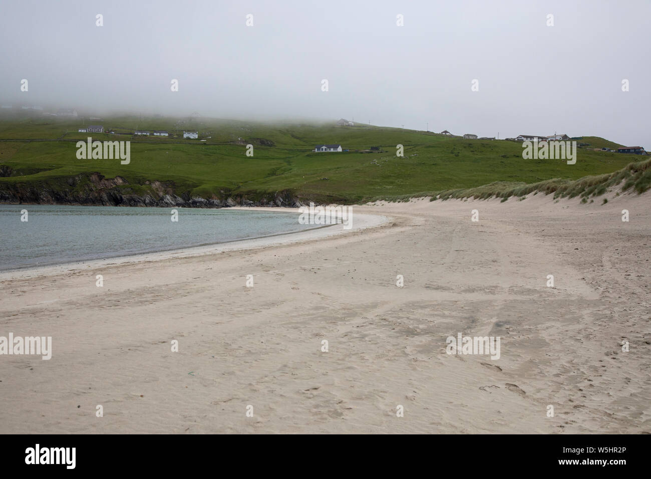 Spiggie Strand, Festland, Shetland Stockfoto