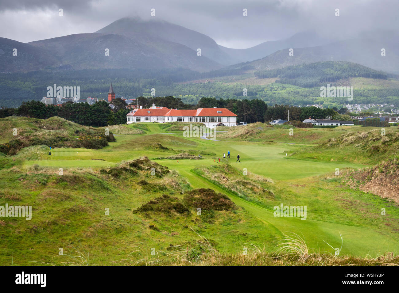 Royal County Down Golf Club Newcastle Nordirland Stockfoto