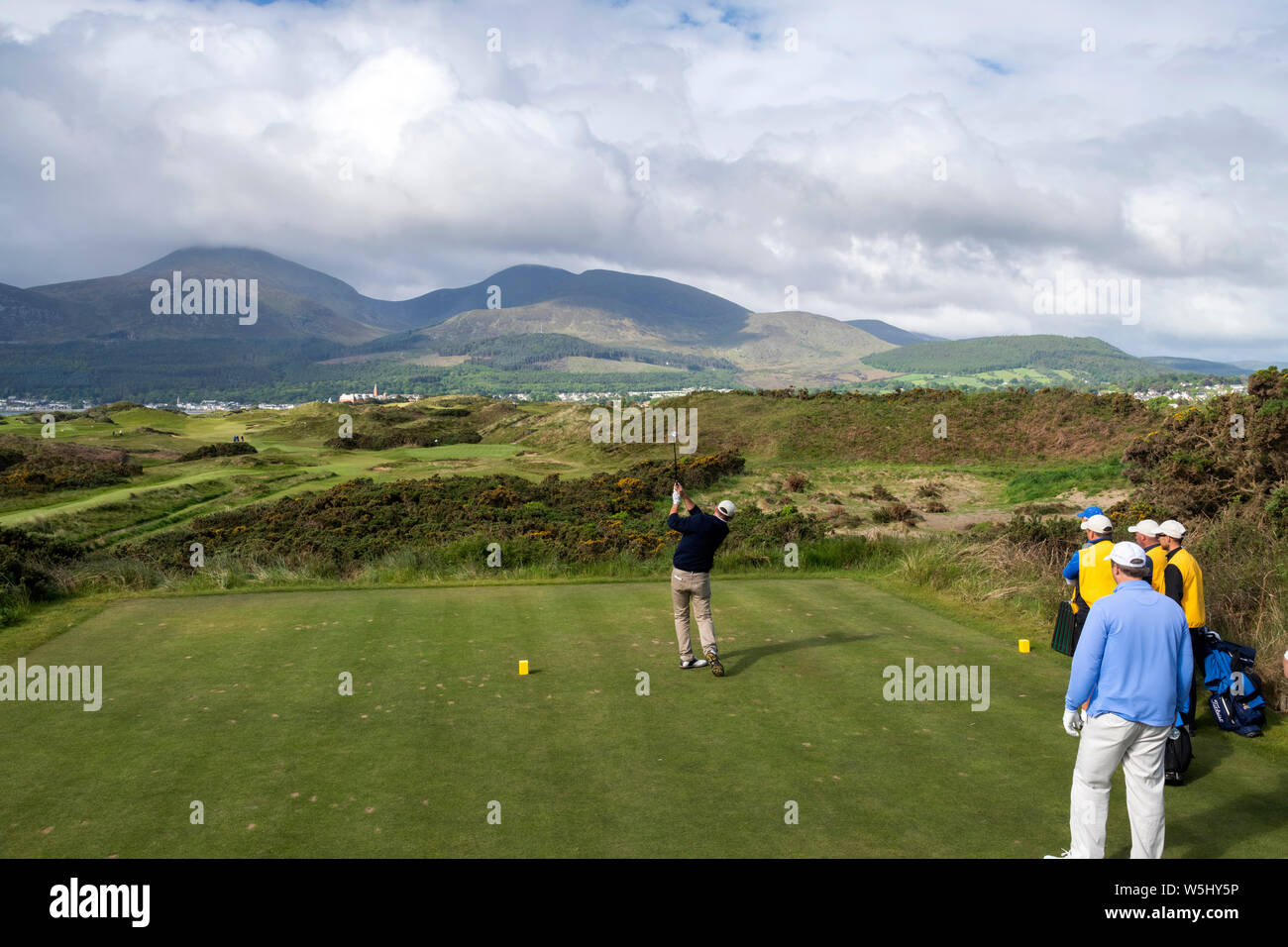 Royal County Down Golf Club Newcastle Nordirland Stockfoto