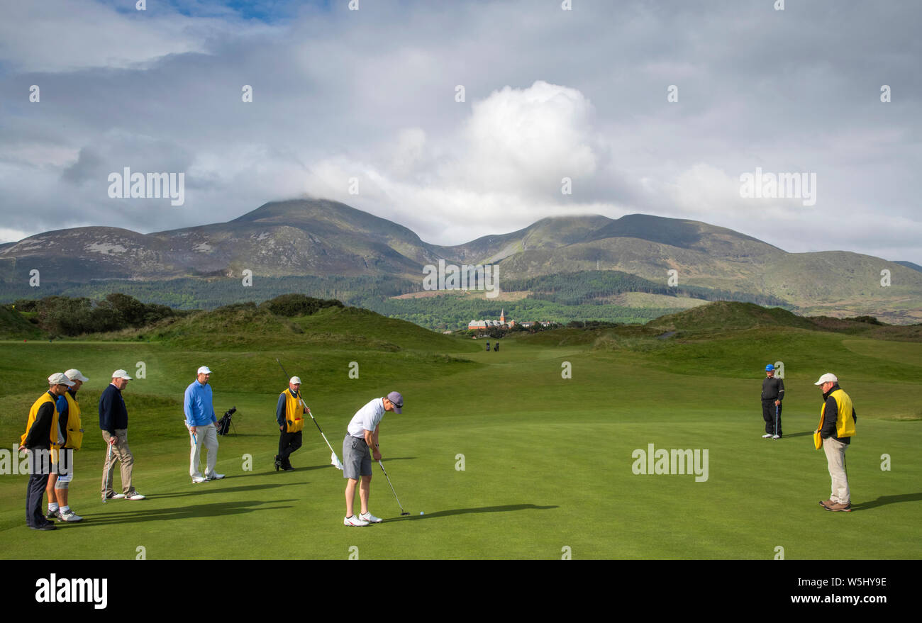 Royal County Down Golf Club Newcastle Nordirland Stockfoto
