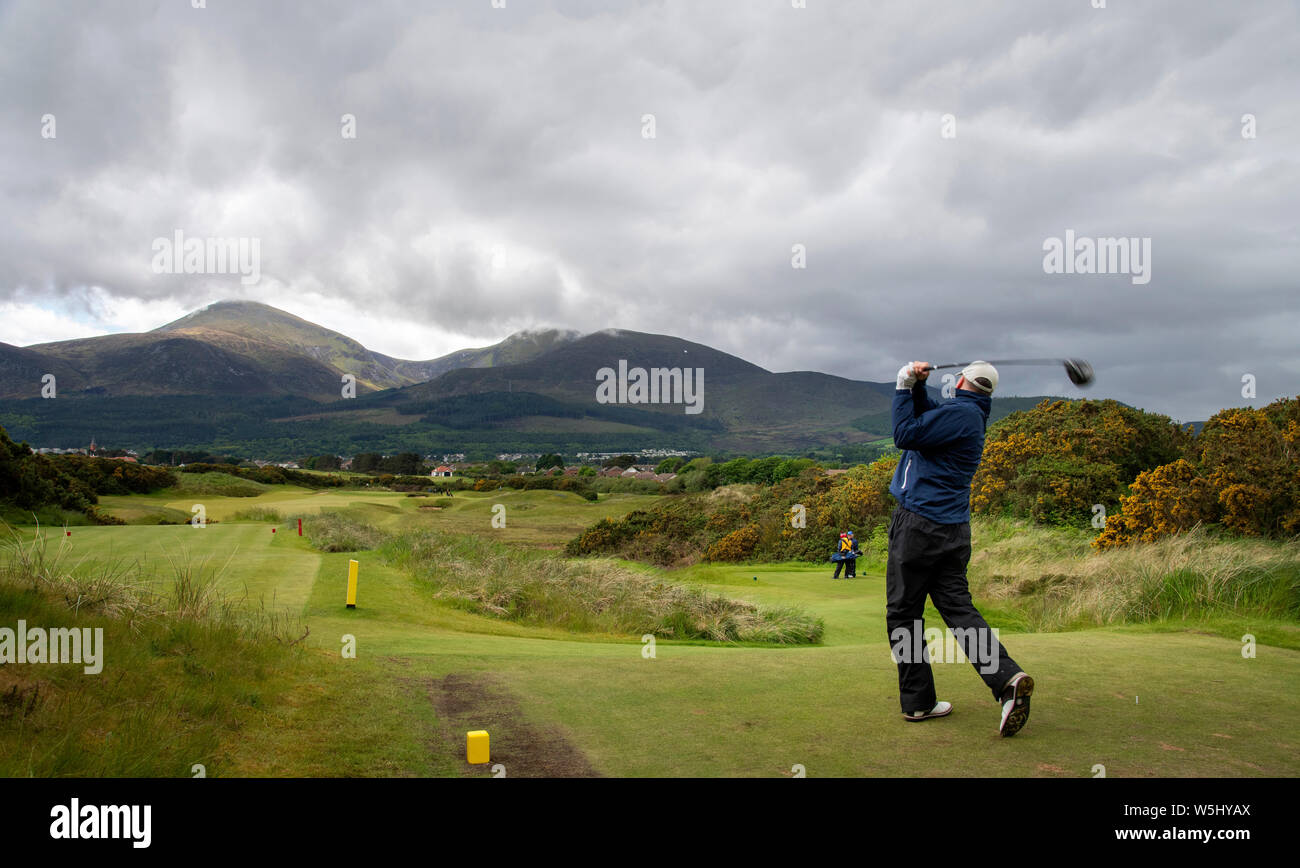 Royal County Down Golf Club Newcastle Nordirland Stockfoto