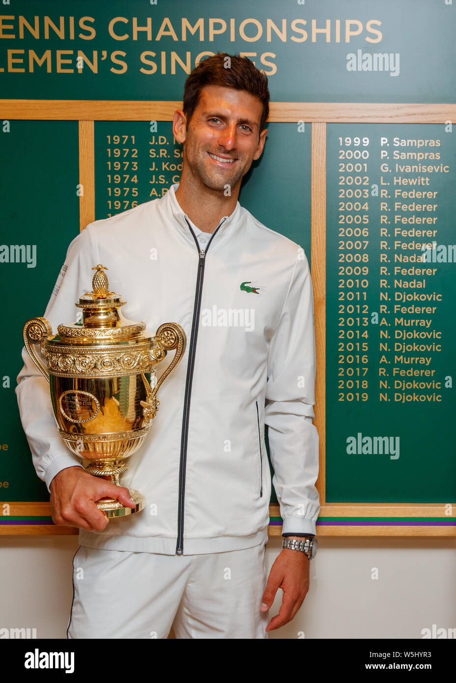 Gewinner Wimbledon Stockfotos und -bilder Kaufen - Alamy