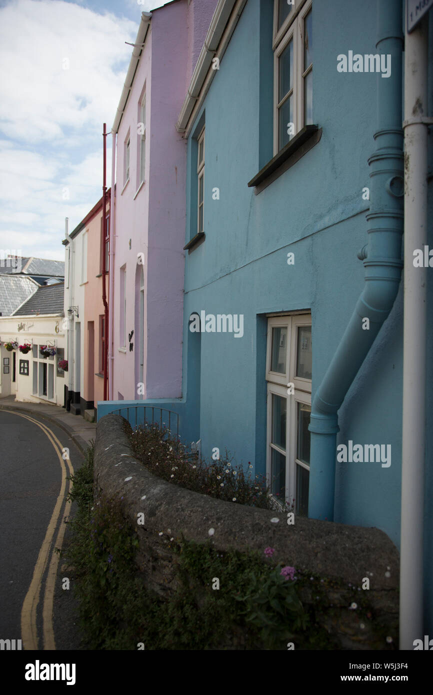 Salcombe, Stadt am Meer in Devon im Süden von England im Sommer. Salcombe, Devon Stockfoto