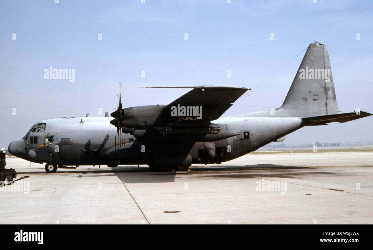 USAF United States Air Force Lockheed AC-130H Gunship/Spooky Stockfoto