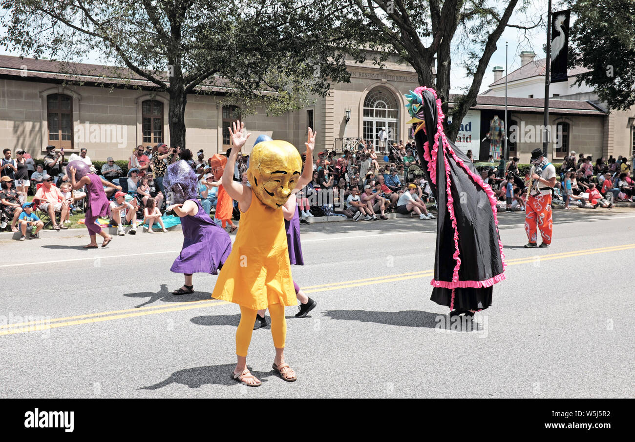 Die Parade The Circle 2019 in Wade Oval am 8. Juni 2019 feiert ihr 30-jähriges Jubiläum der Sommerveranstaltung in Cleveland, Ohio, USA. Stockfoto