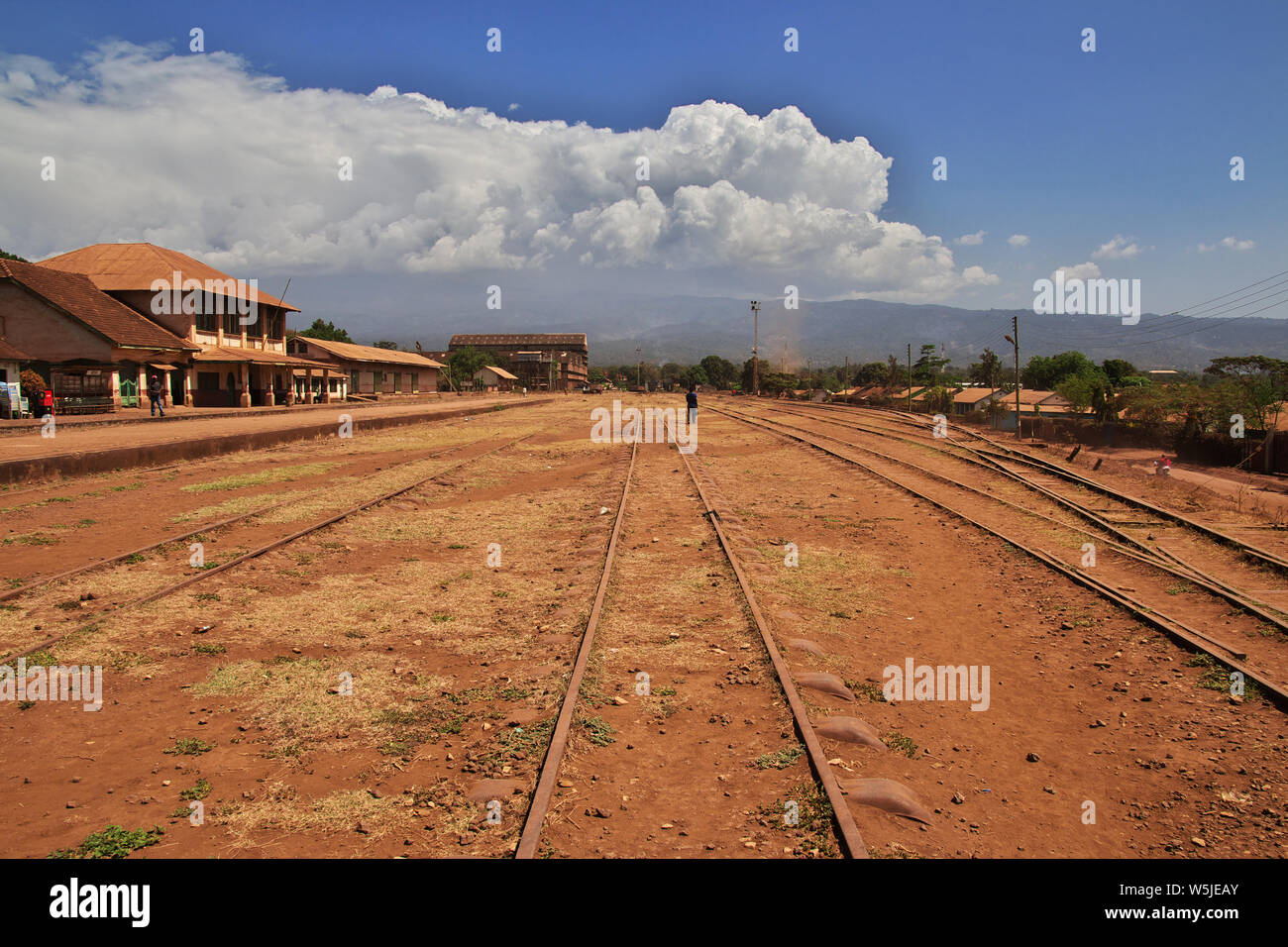 Bahnhof in Ibiza Stadt, Afrika Stockfoto