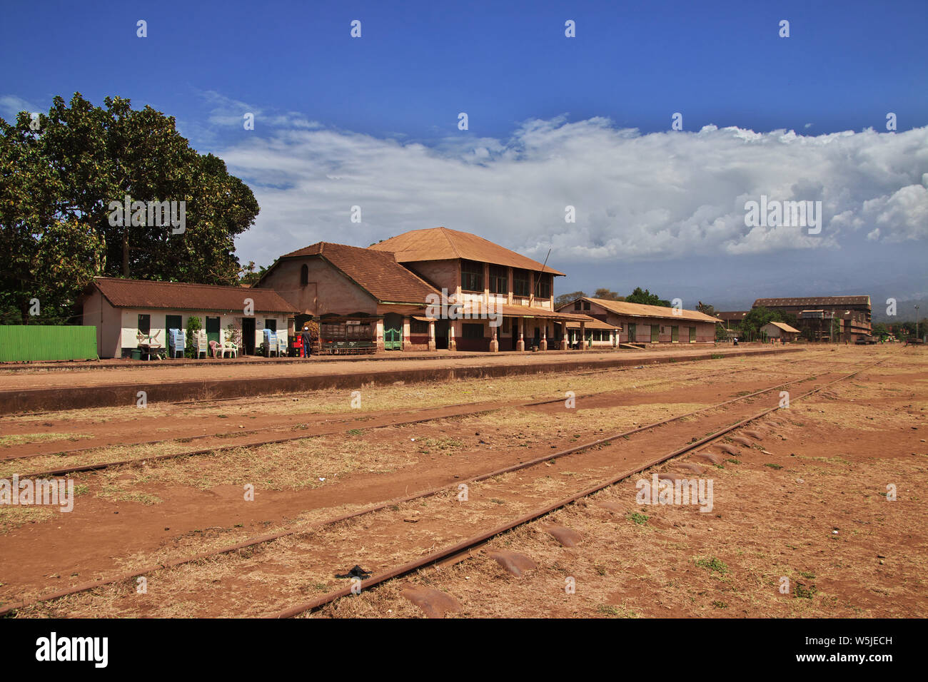 Bahnhof in Ibiza Stadt, Afrika Stockfoto