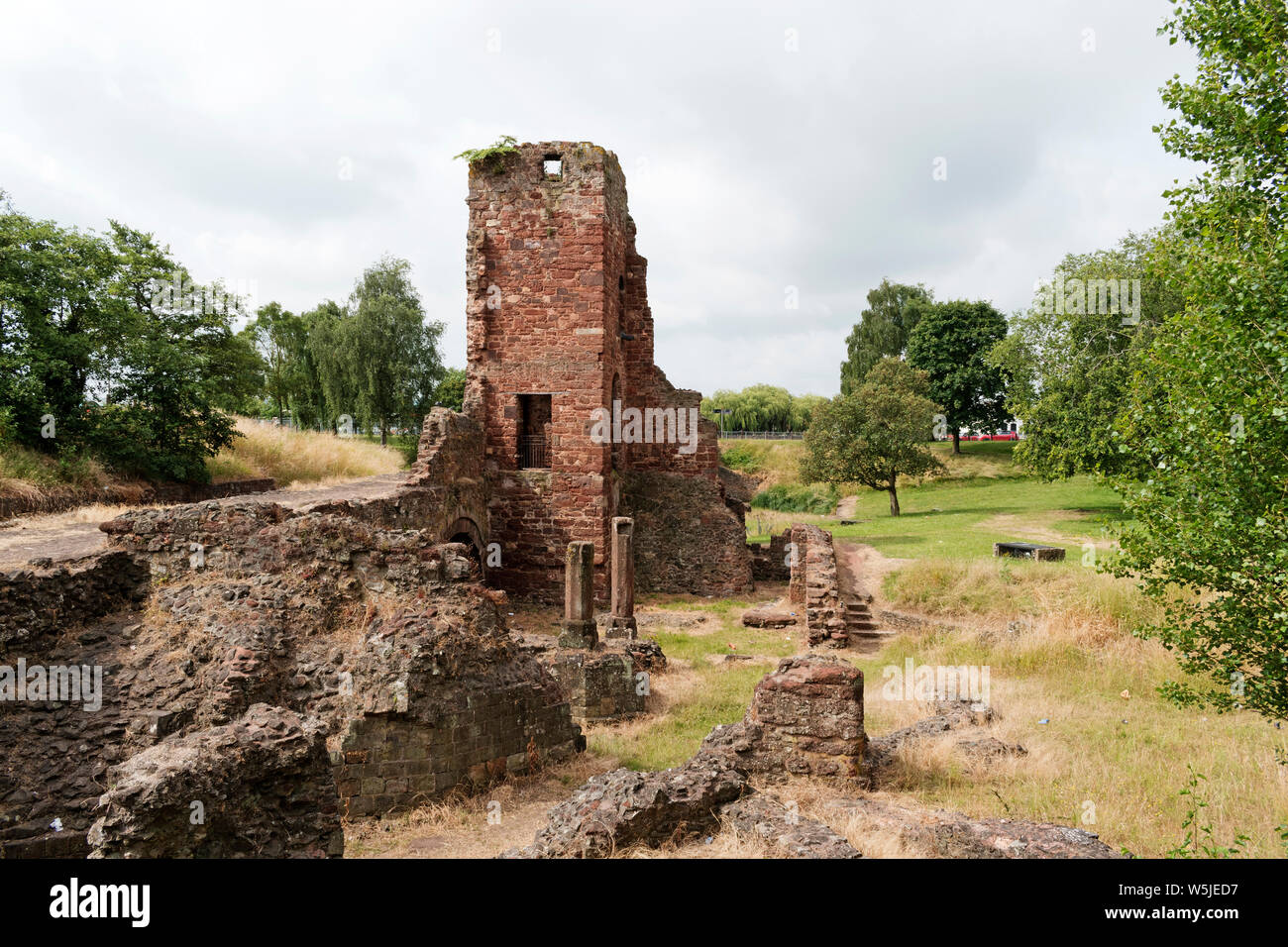 St. Edmunds Kirchturm, exe Brücke, Exeter, Devon, England, Großbritannien, Großbritannien. Stockfoto