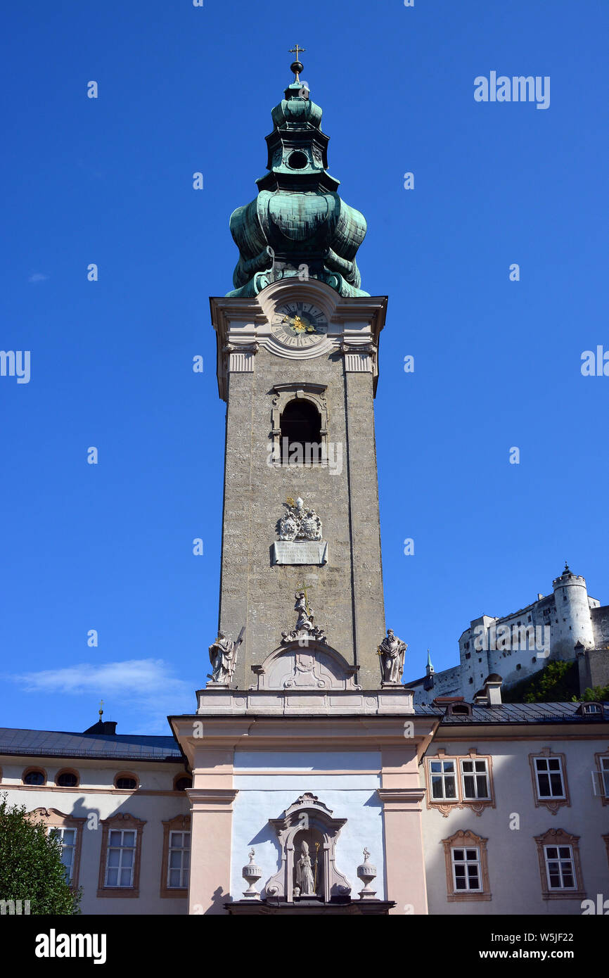 St. Peter's Kirche, Stift St. Peter, Salzburg, Österreich, Europa, UNESCO Weltkulturerbe Stockfoto