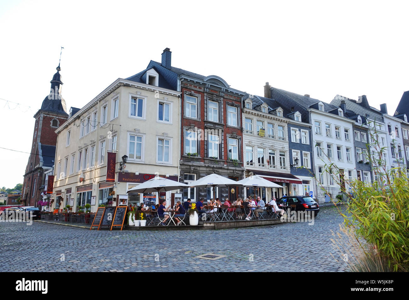 Straßencafé Stockfoto