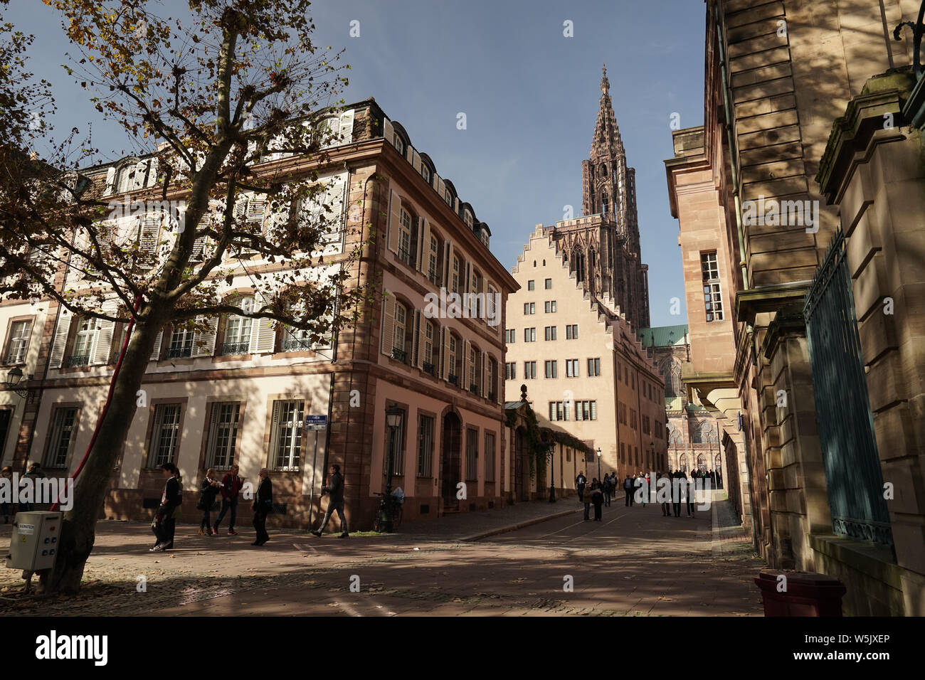 Straßburg, Place du Marché aux Poissons und Umgebung Stockfoto