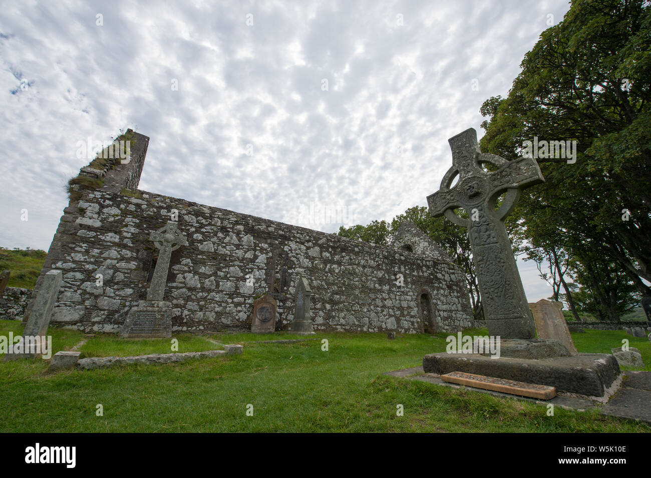 Kildalton Cross auf der Insel Islay auf den Hebriden, Schottland. Stockfoto