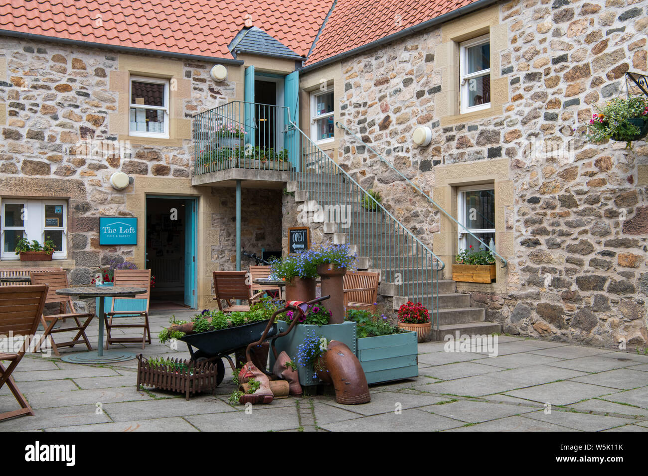 Das Loft Cafe und Bakery in Haddington, East Lothian, Schottland, UK Stockfoto