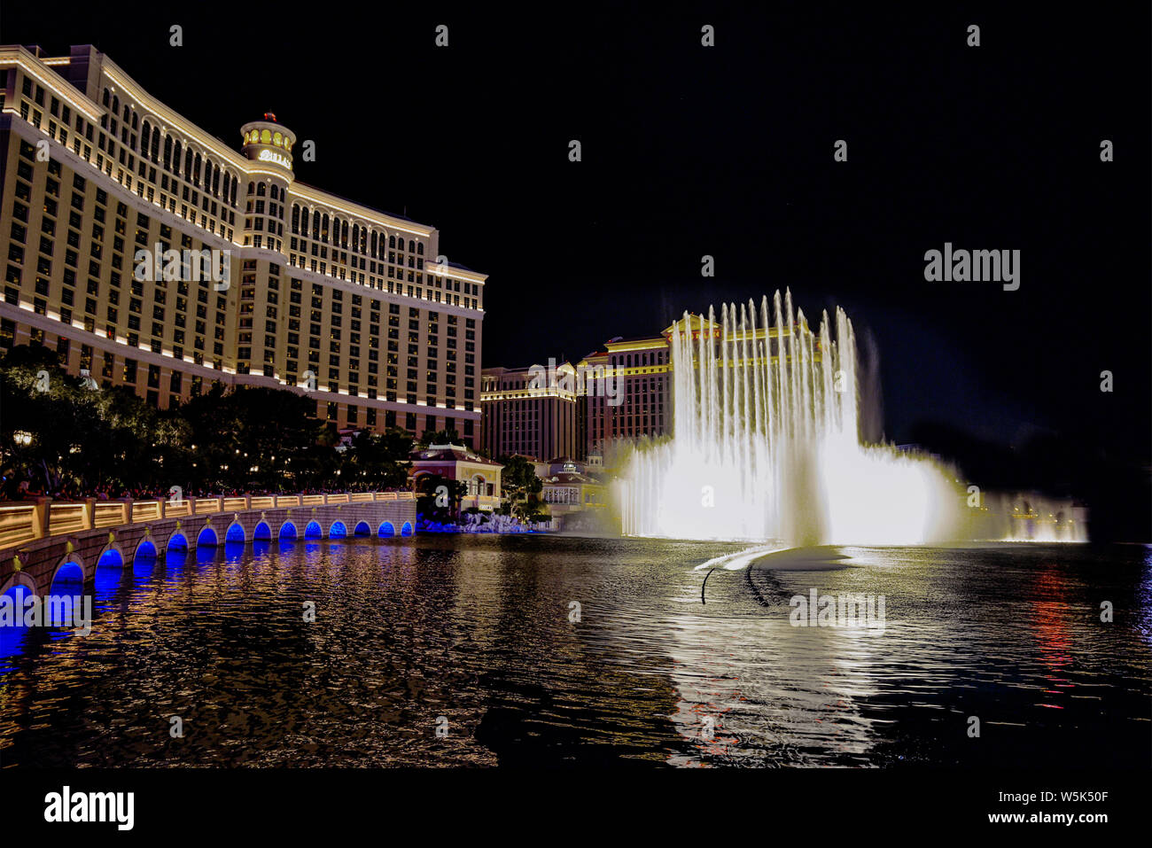 Bellagio Hotel in Las Vegas Stockfoto