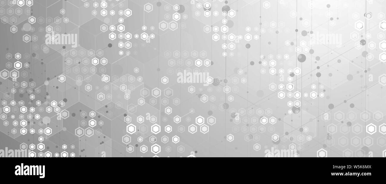 Abstrakte hexagon Hintergrund. Technologie poligonal Design. Digitale futuristische Minimalismus. Vektor Stock Vektor