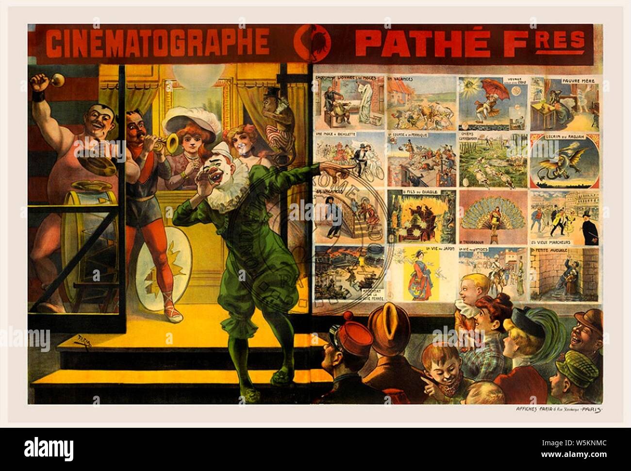 Candido Aragonez de Faria - Cinématographes Pathé Frères, 1906. Stockfoto