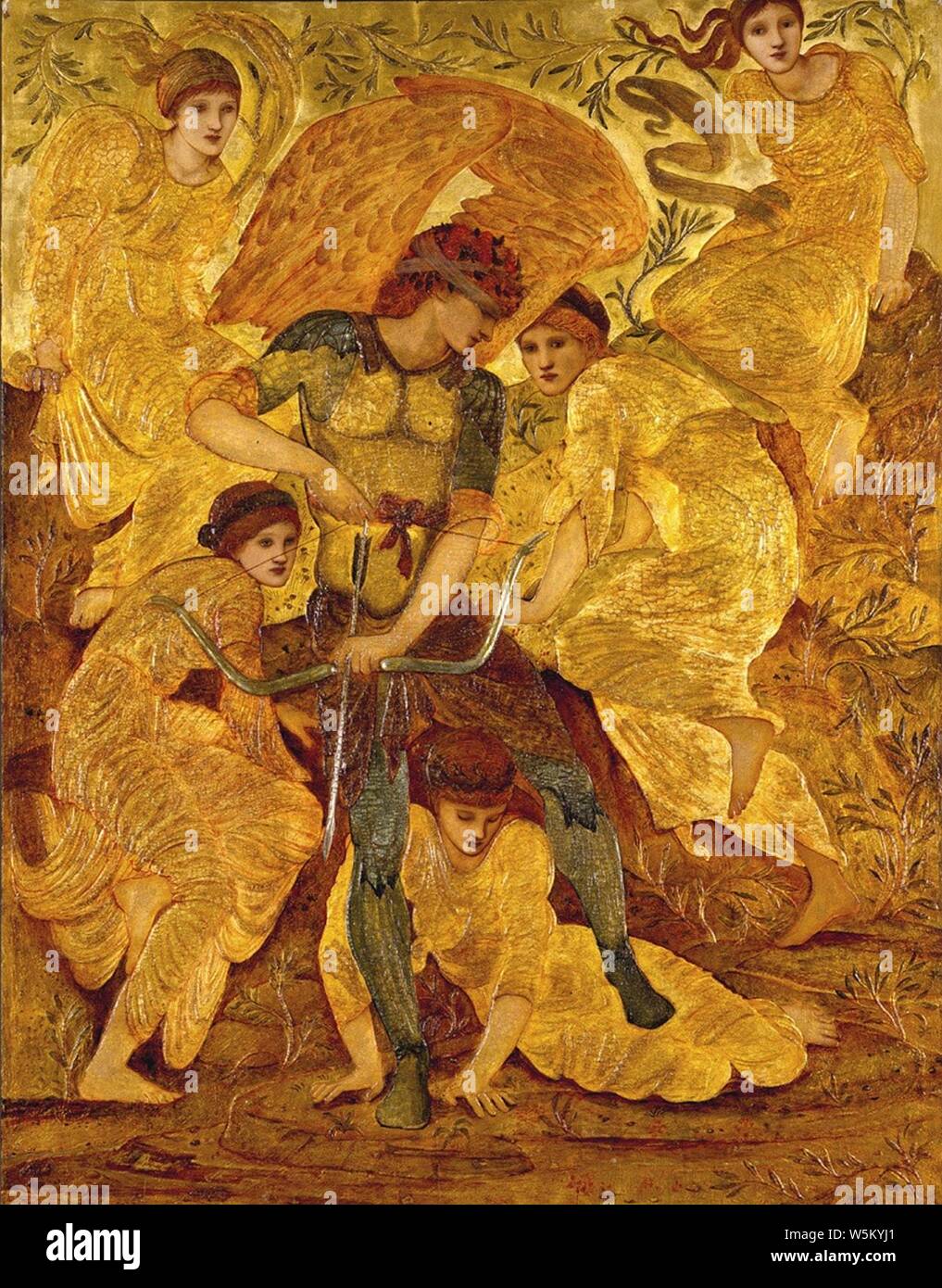 Cupids Jagd Felder c 1882 Edward Burne-Jones. Stockfoto