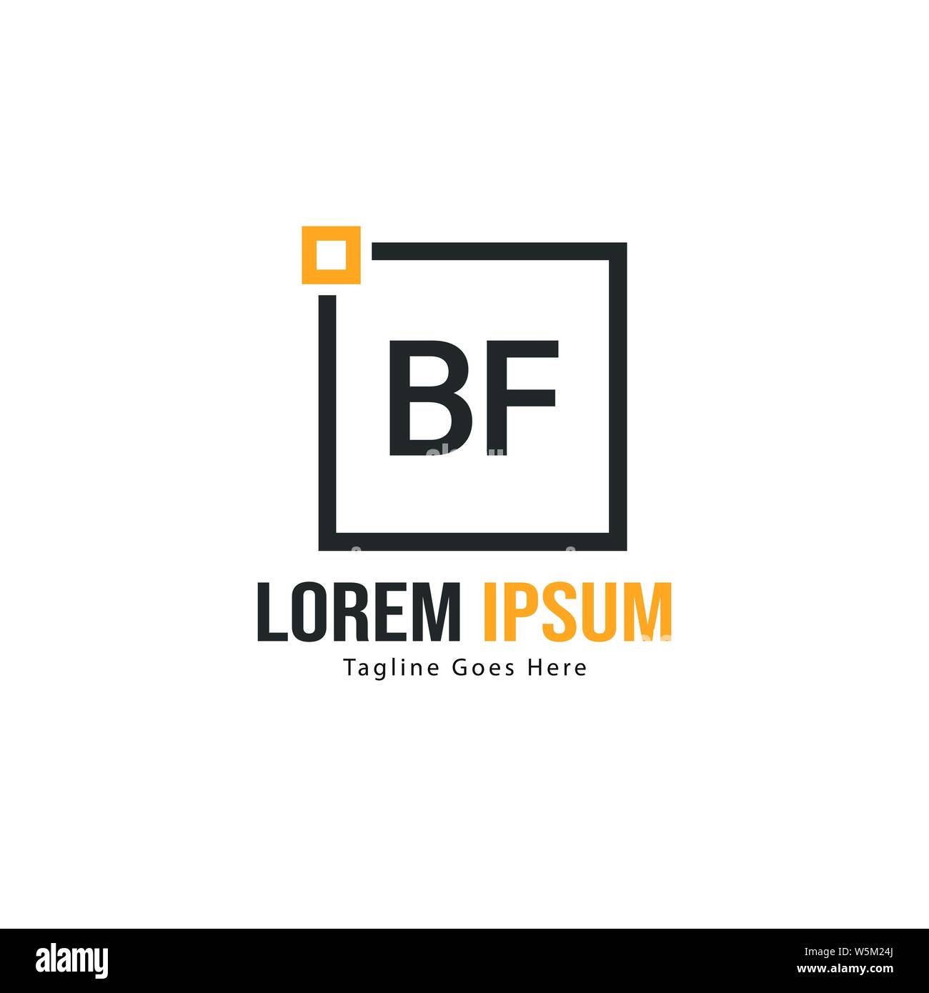 BF Schreiben Logo Design. Kreative Moderne BF Buchstaben Symbol Abbildung design Stock Vektor