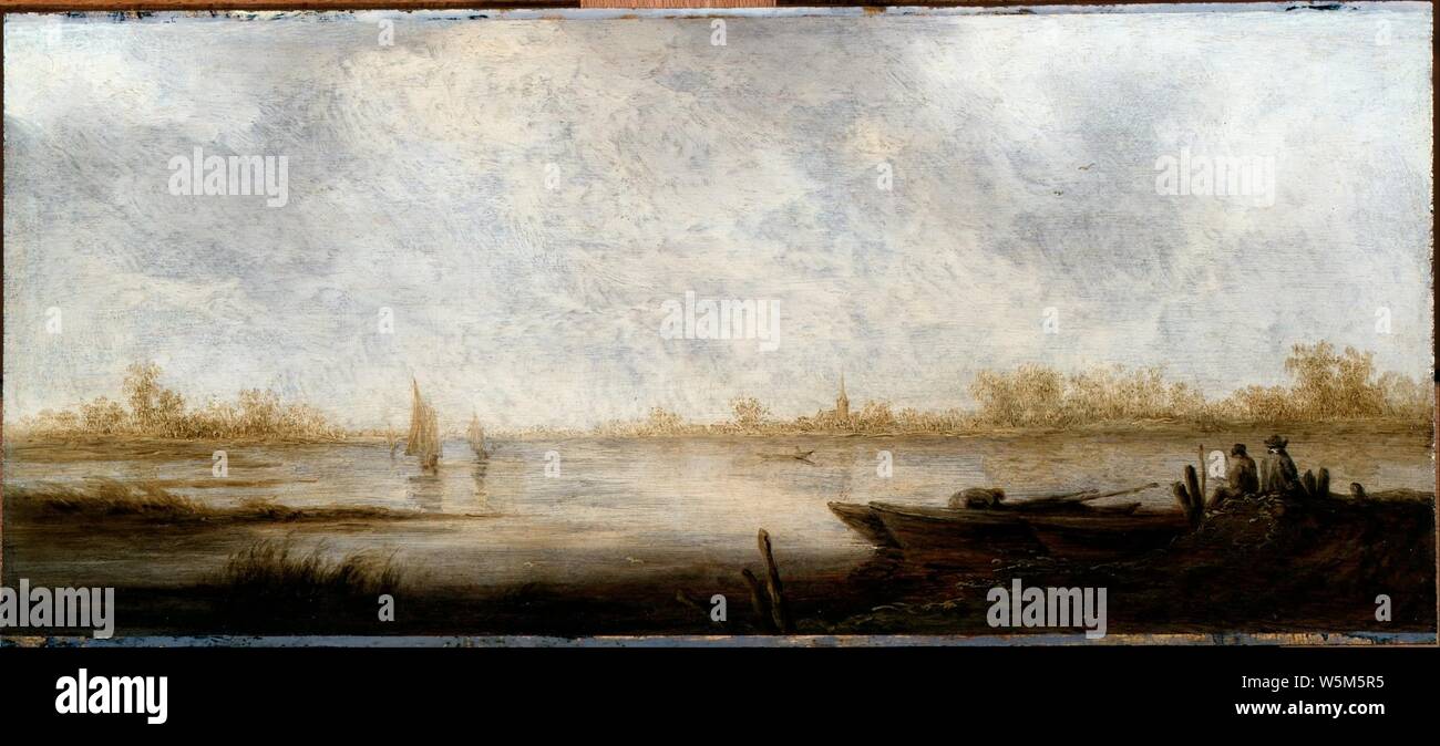 Cuyp, Aelbert - Flusslandschaft- Stockfoto