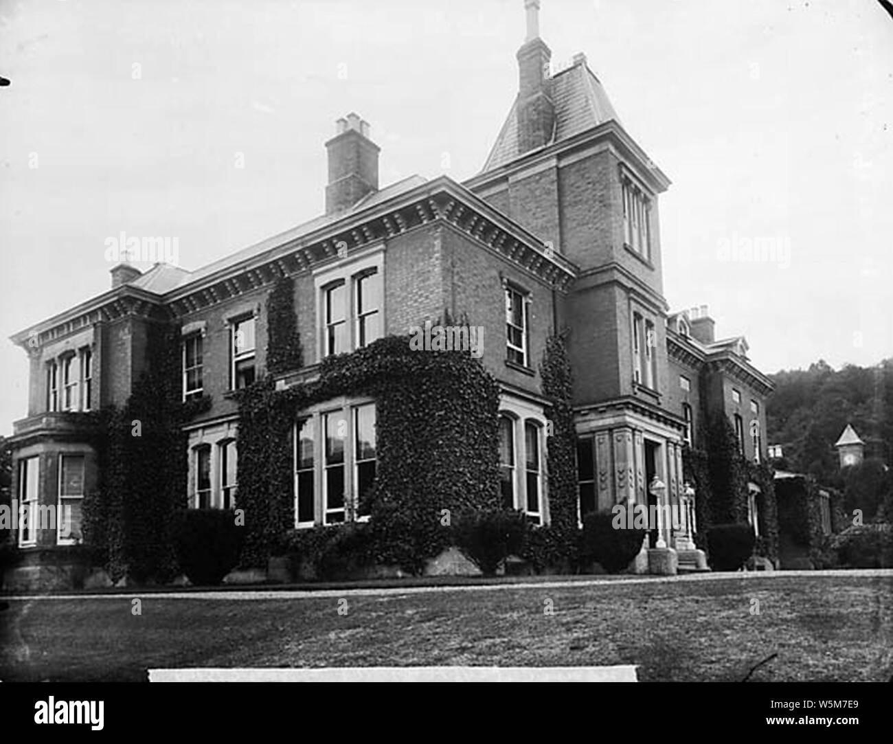 Caereinion cyfronnydd Schloss Stockfoto