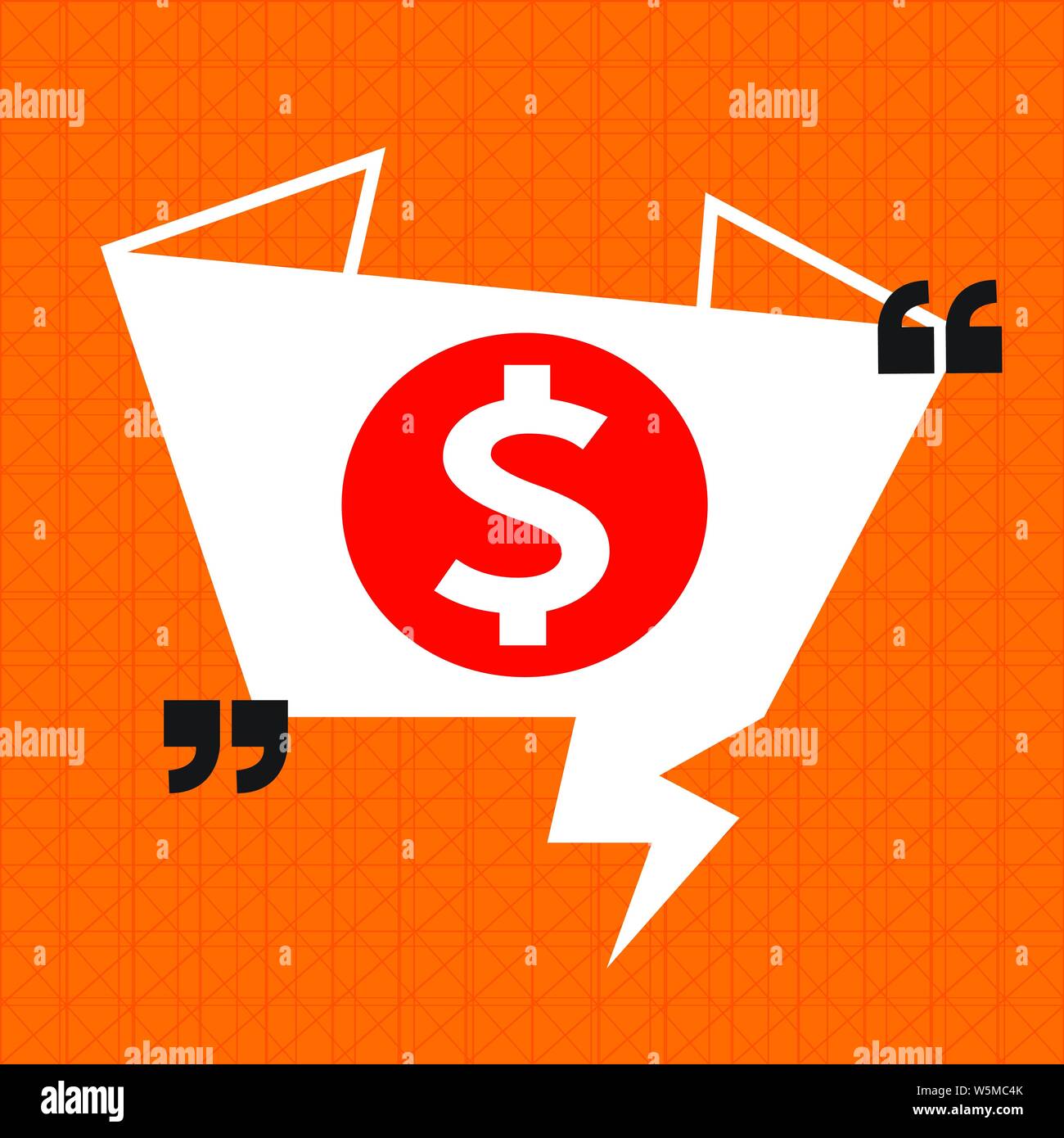 Dollarzeichen geld Symbol Stock Vektor