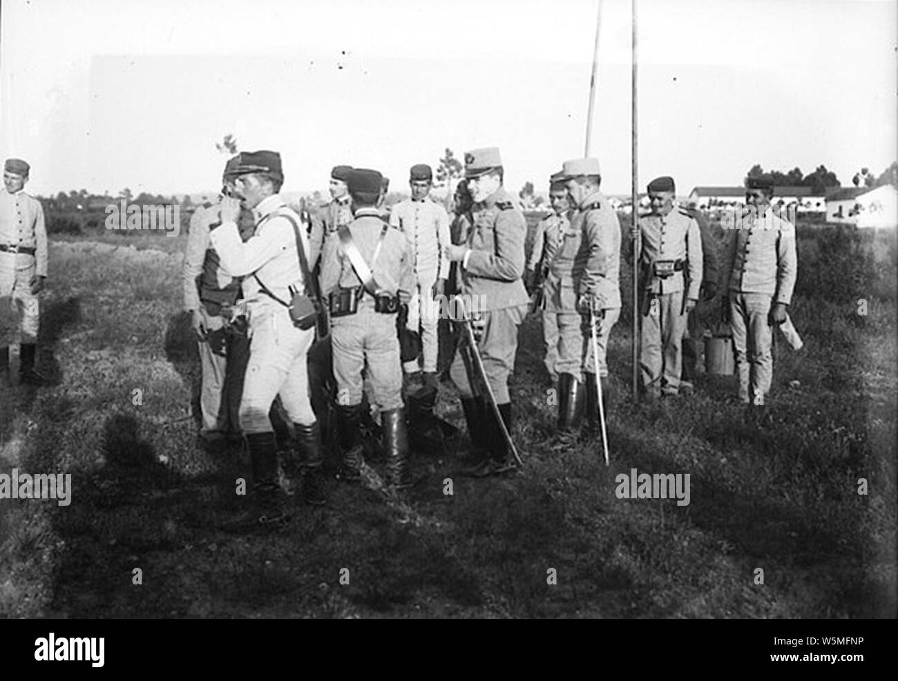 D.Manuel I na tropa (Ch.-Fl. 111-4599). Stockfoto