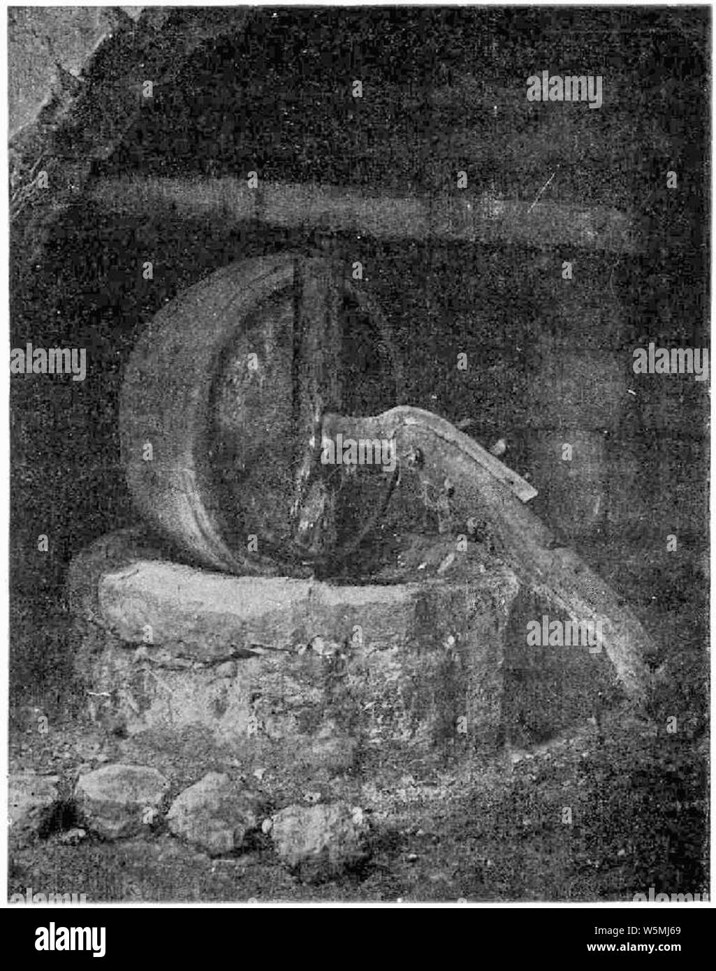 D097 - Ancien Moulin ein Beit - djibrin.-L2-Ch 5. Stockfoto