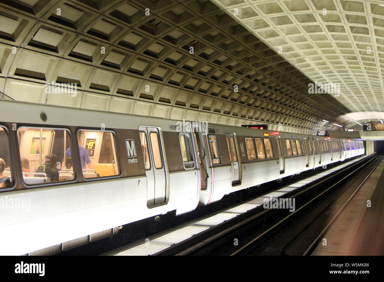 Der U-Bahnhof Union Station in Washington DC, USA Stockfoto