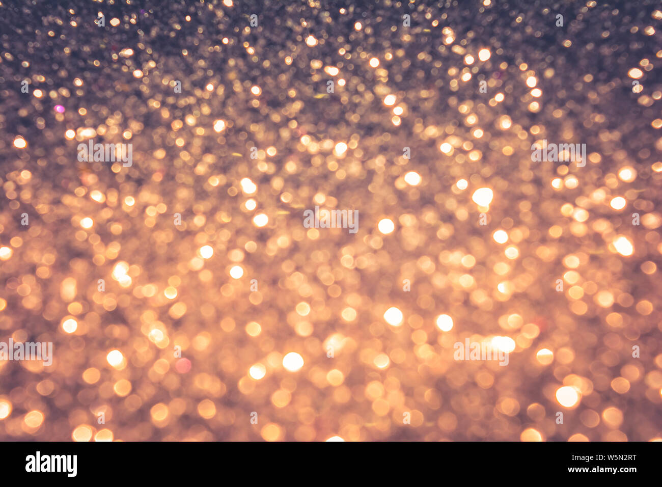 Glitzer in gelben Färbung - Weihnachten Hintergrund Stockfoto