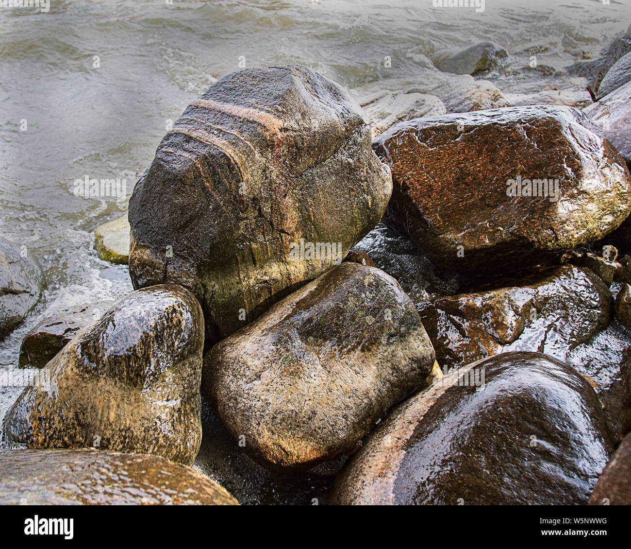 Alle jene Felsen Stockfoto