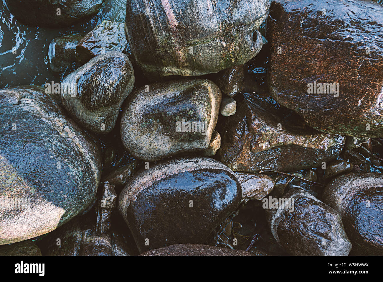 Alle jene Felsen Stockfoto