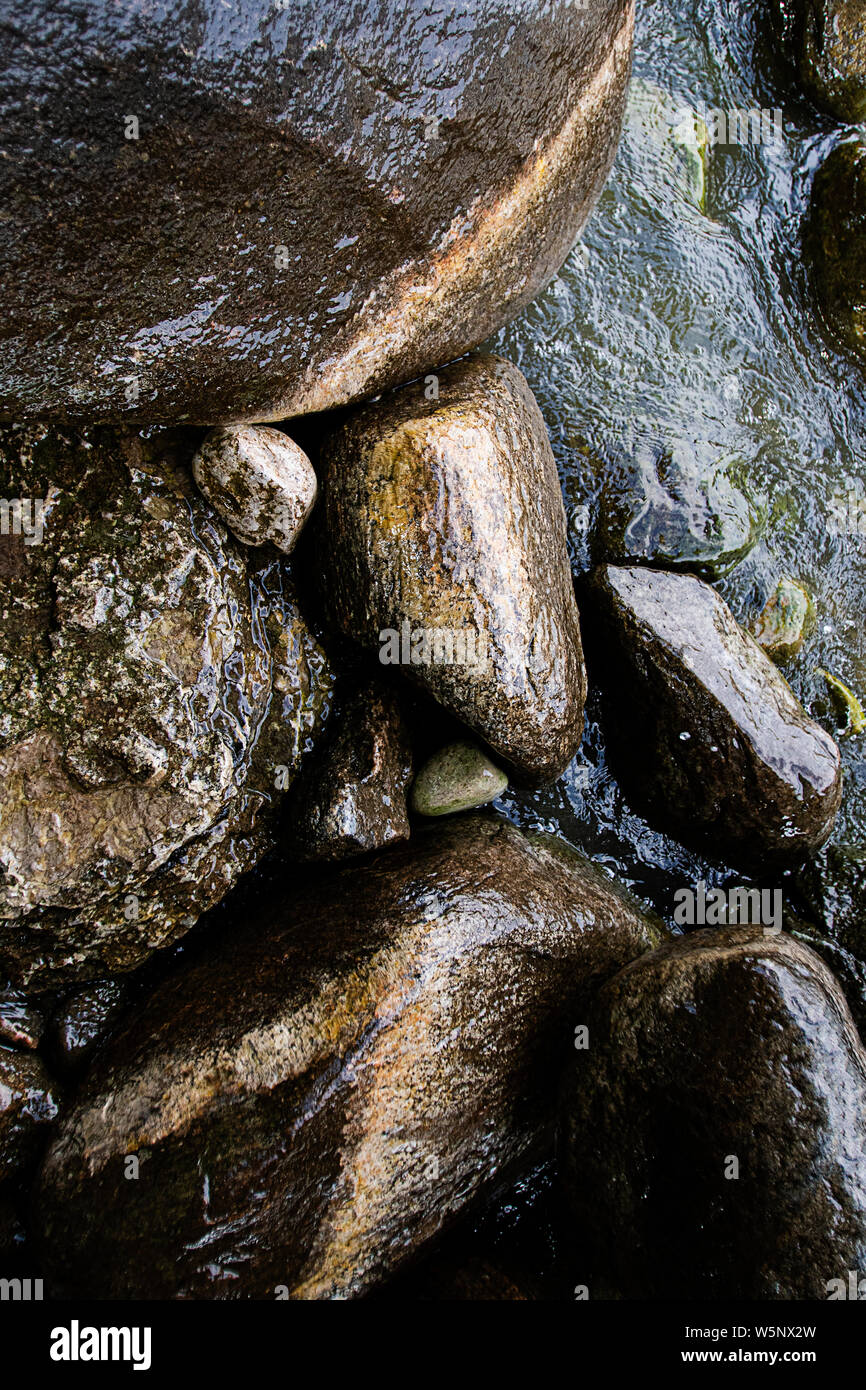 Alle jene Felsen Stockfoto