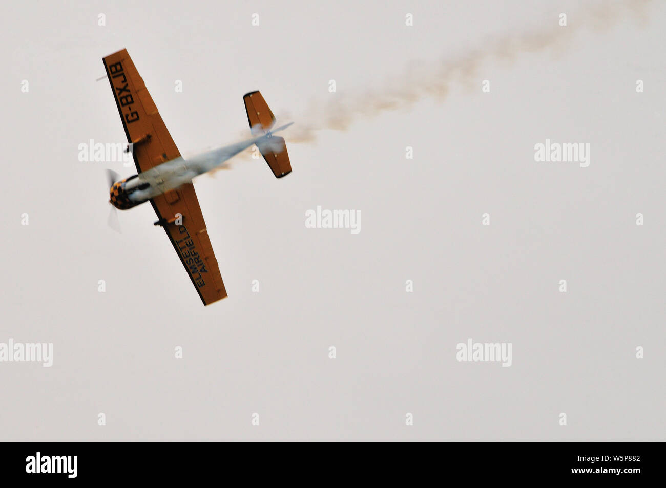 Yak-52 an Old Buckenham Airshow 2019 Stockfoto