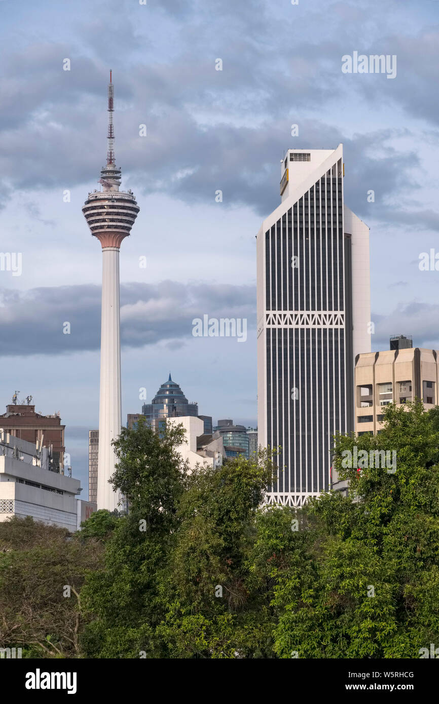 Malaysia, Kuala Lumpur: die Menara KL Tower (Tower) Stockfoto