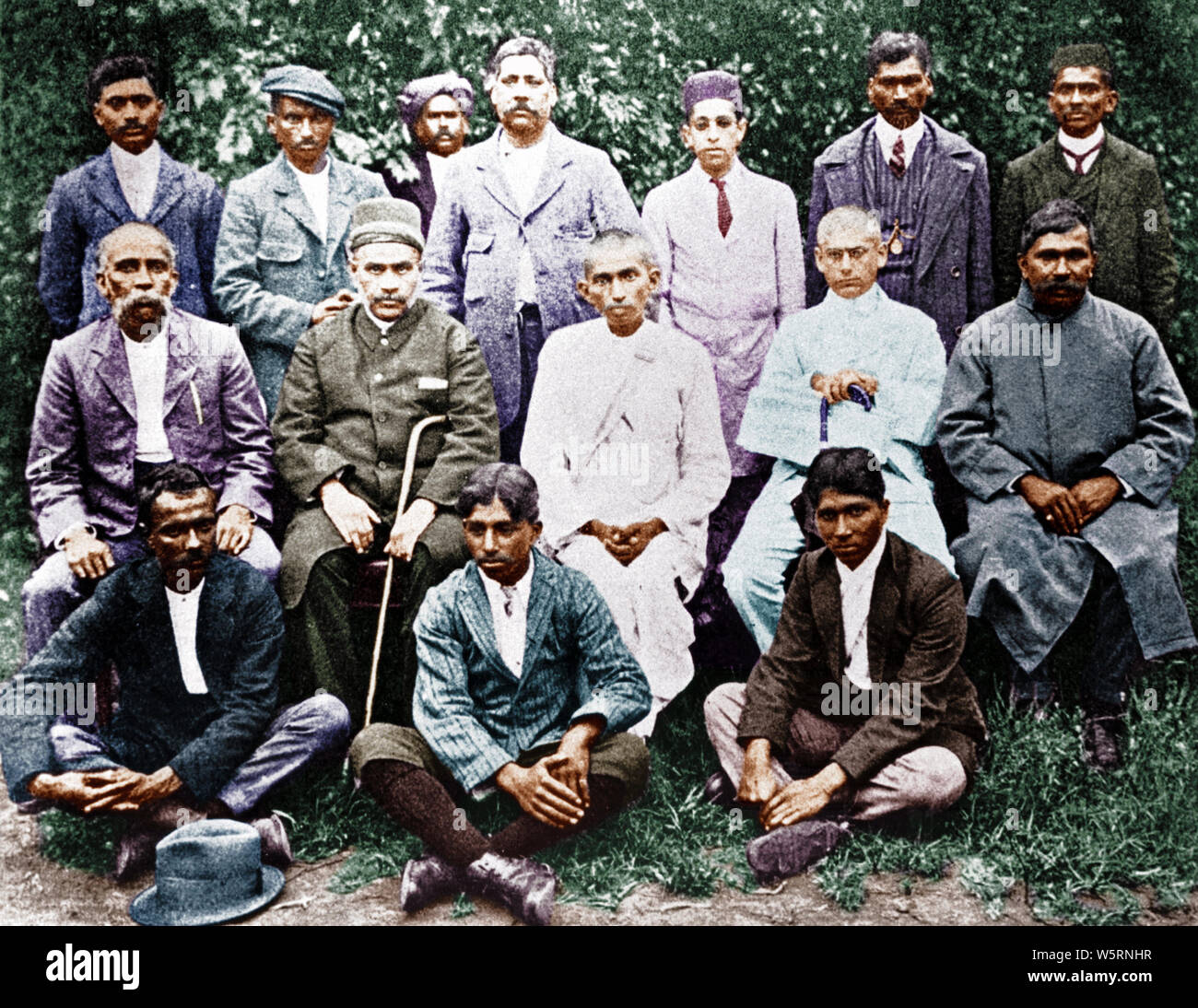 Mohandas Gandhi und Herrn Polak indischen Passive RESISTERS Südafrika 31. Dezember 1913 Stockfoto