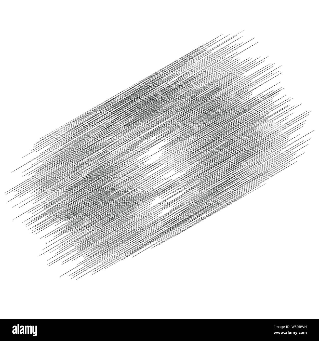 Random kantige Linien, die parallel verlaufenden Mode. Random geometrischen Linien Stock Vektor