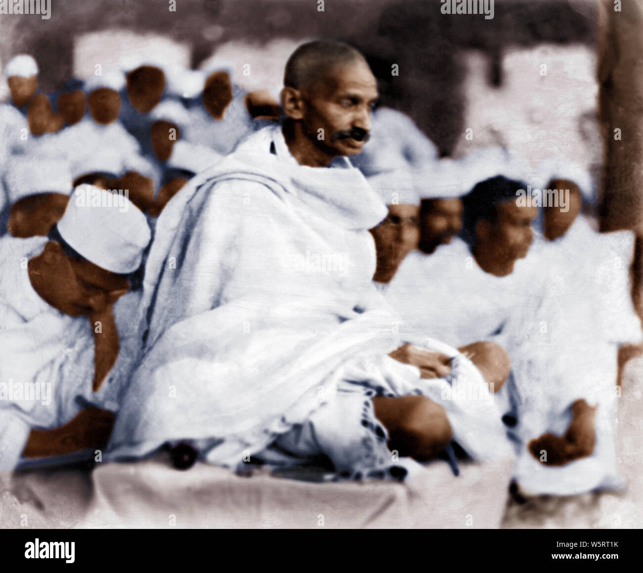 Mahatma Gandhi Madurai Tamil Nadu Indien Asien 1921 Stockfoto
