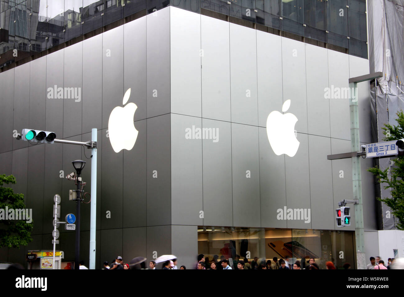 ---- Blick auf einen Apple Store in Tokio, Japan, 20. Mai 2019. Apple plant, einige Rechner im chinesischen Festland, die möglicherweise potenter abrufen Stockfoto
