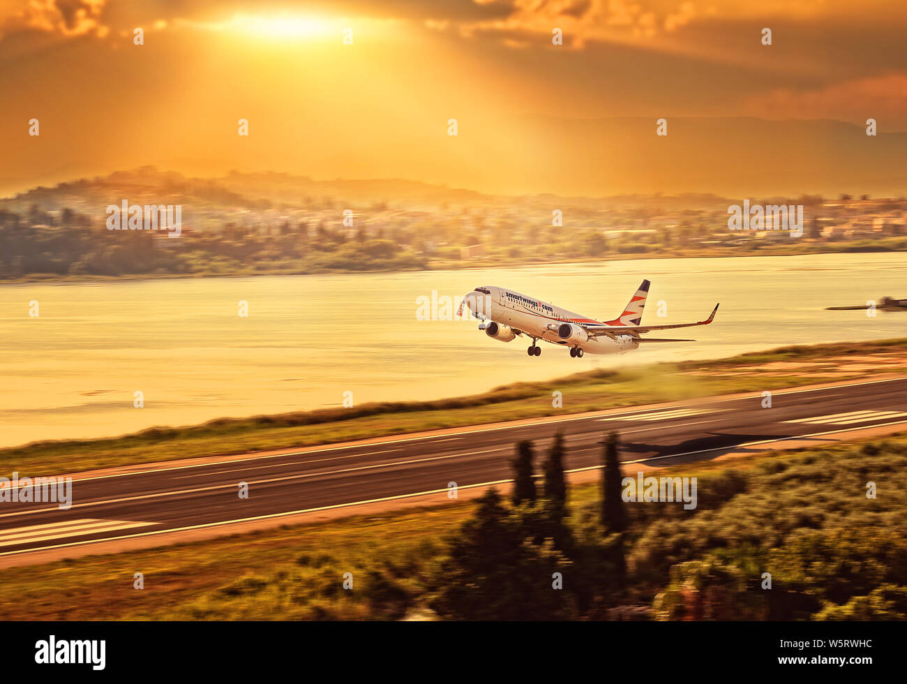 Flughafen Korfu Abflug