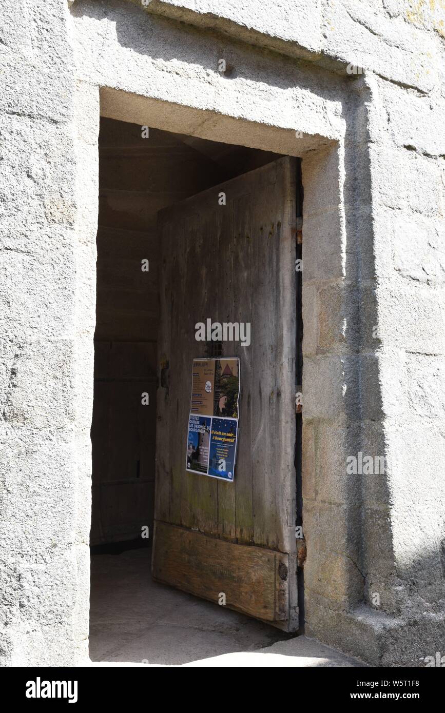 Die Zizim Turm wurde an Bourganeuf in der Creuse von 1483 bis 1486 gebaut, geschützt das Exil der Osmanischen Prinzen Cem Sultan, Prinz Zizim, der jüngste Stockfoto