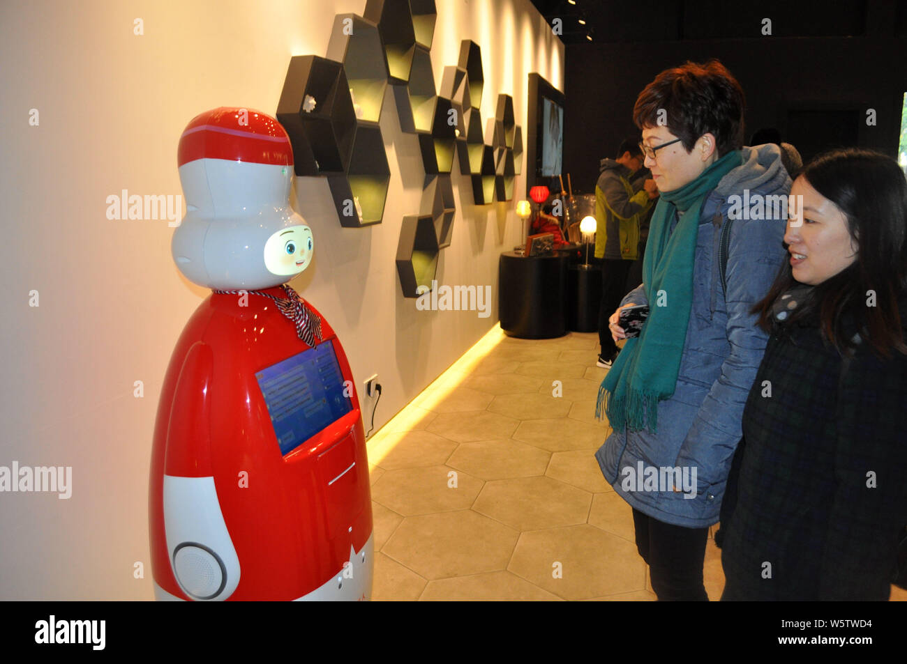 Dieses Foto zeigt Chinas erstes Museum für 3D- und 3D-Kultur, in Baoshan District Shanghai, China, 9. Dezember 2018. Das Museum ope Stockfoto