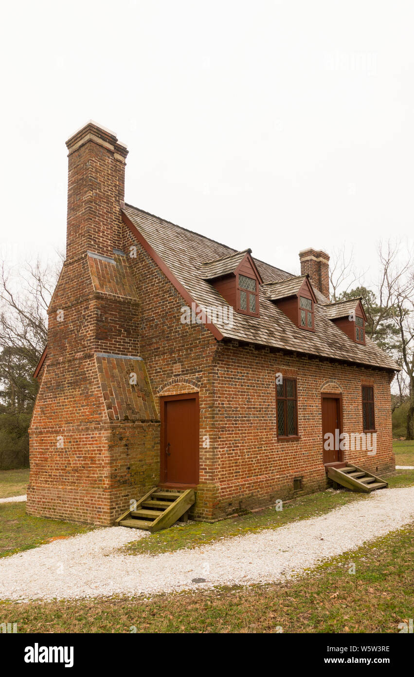 Adam Thoroughgood Haus Virginia Beach VA Stockfoto