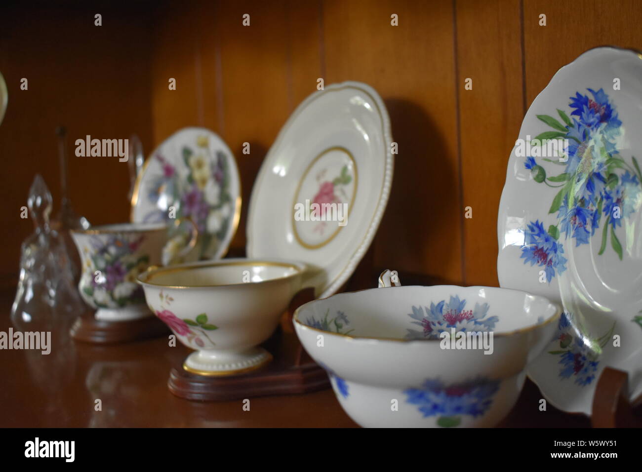 Feines Porzellan Stockfoto