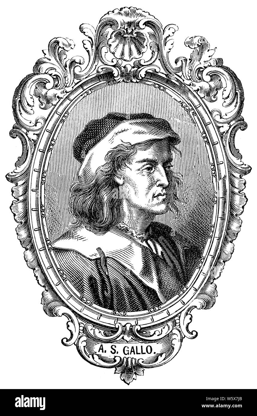 Giuliano da Sangallo, C. 1445 - 1516, italienischer Bildhauer, Architekt und militärischer Ingenieur Stockfoto
