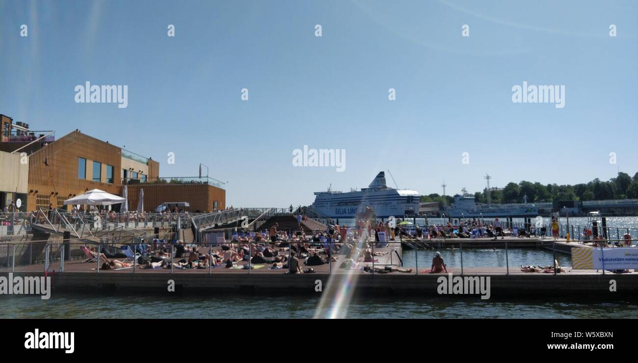 Sommer in Helsinki-2019 Stockfoto