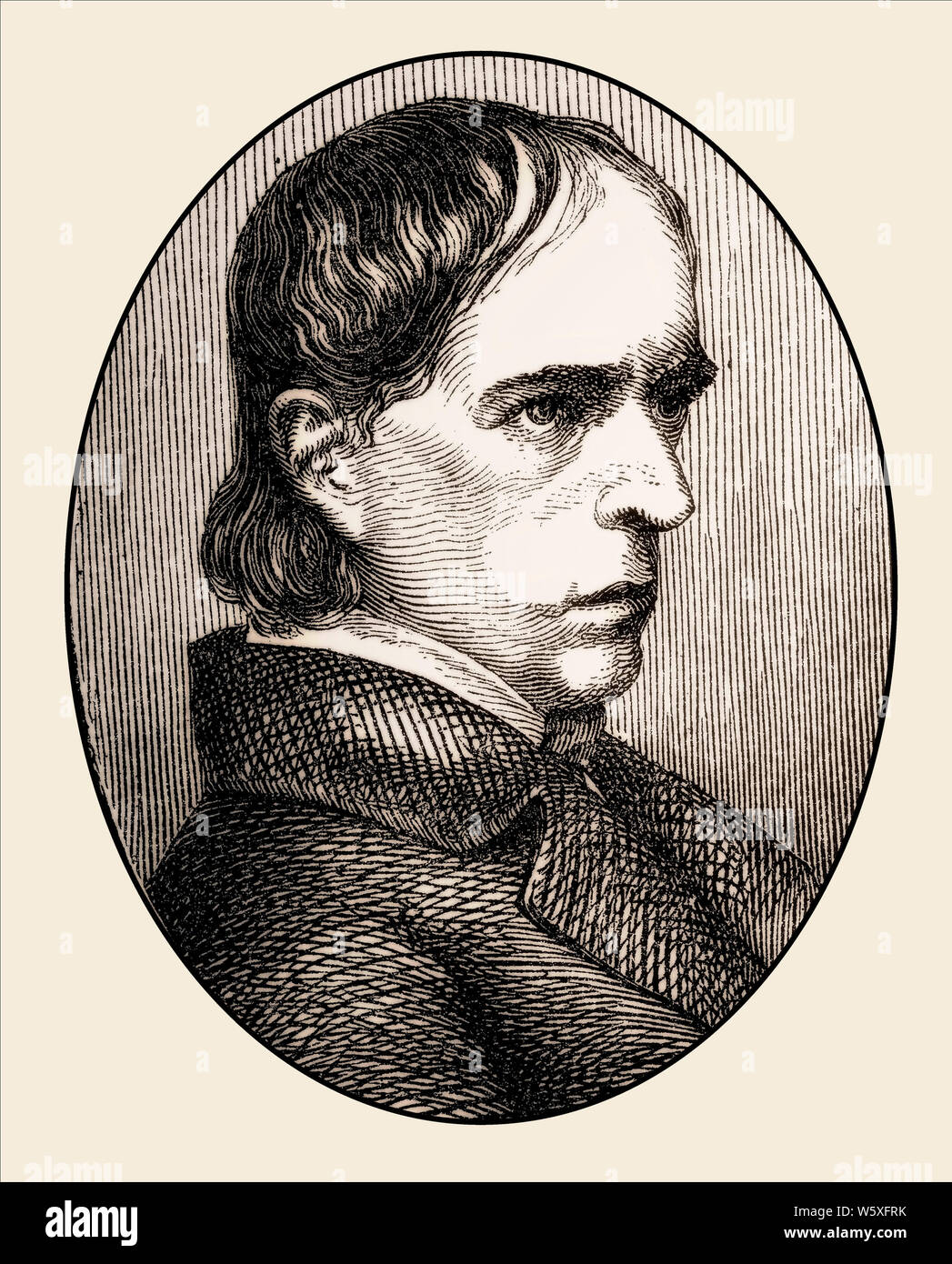 Johann Friedrich Overbeck, 1789 - 1869, deutscher Maler Stockfoto