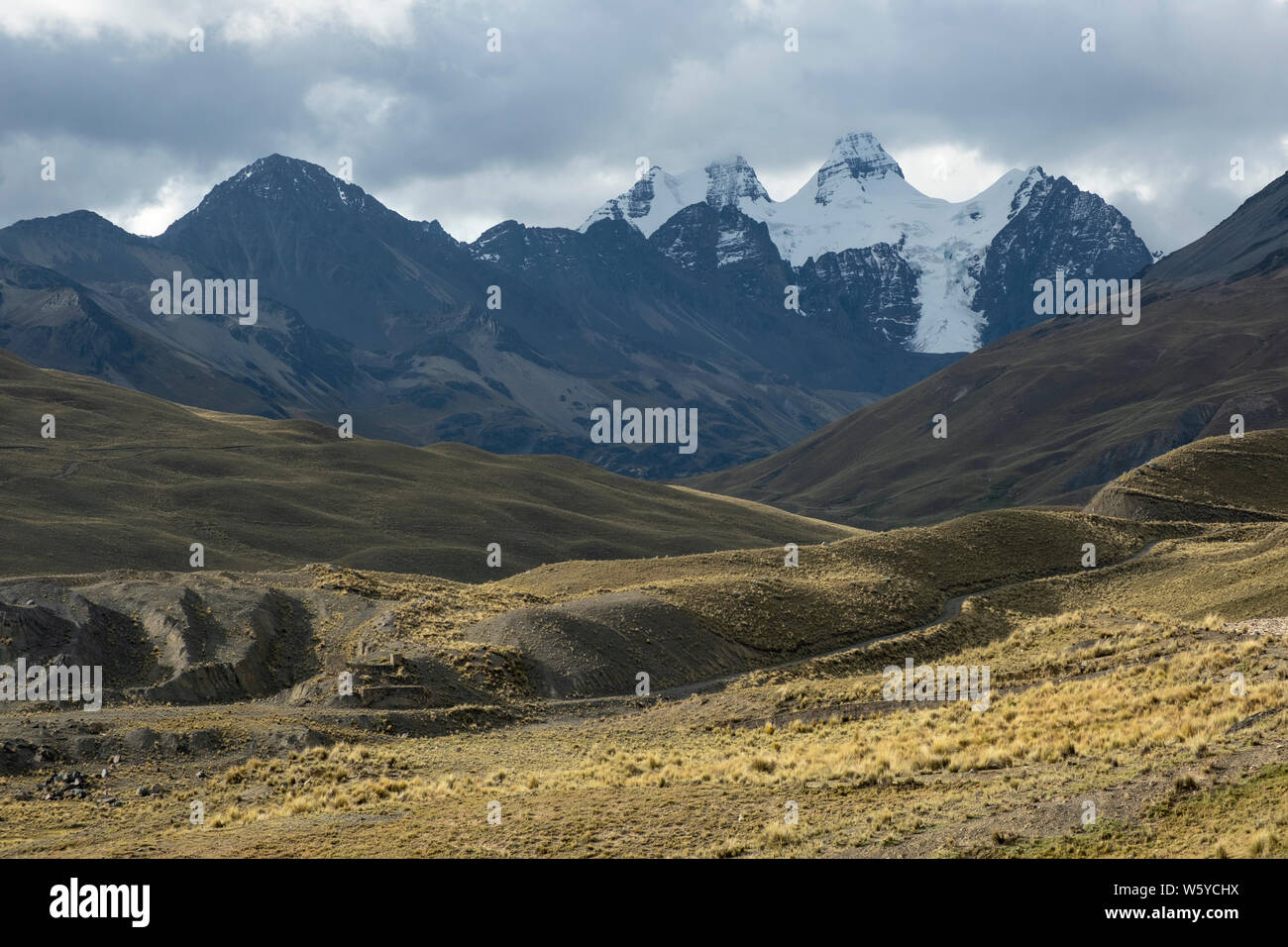 Berg in Bolivien Condoriri Stockfoto