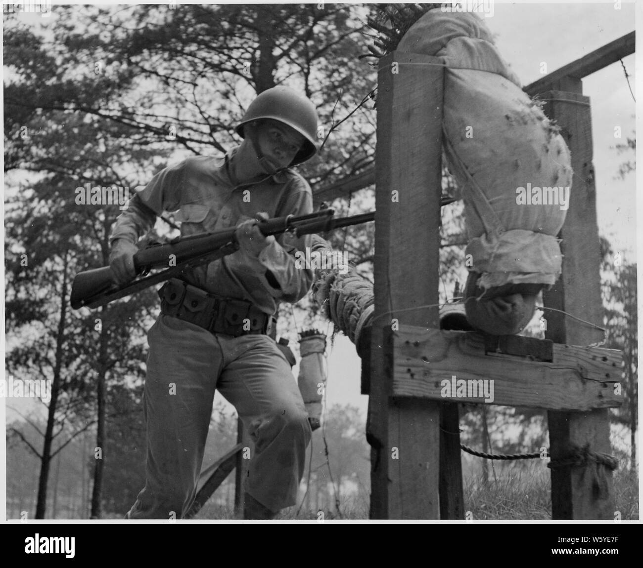 Typische Soldatenleben Stockfoto