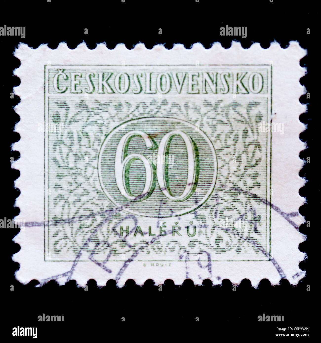 Der Tschechoslowakei Briefmarken Markenheftchen Stockfoto