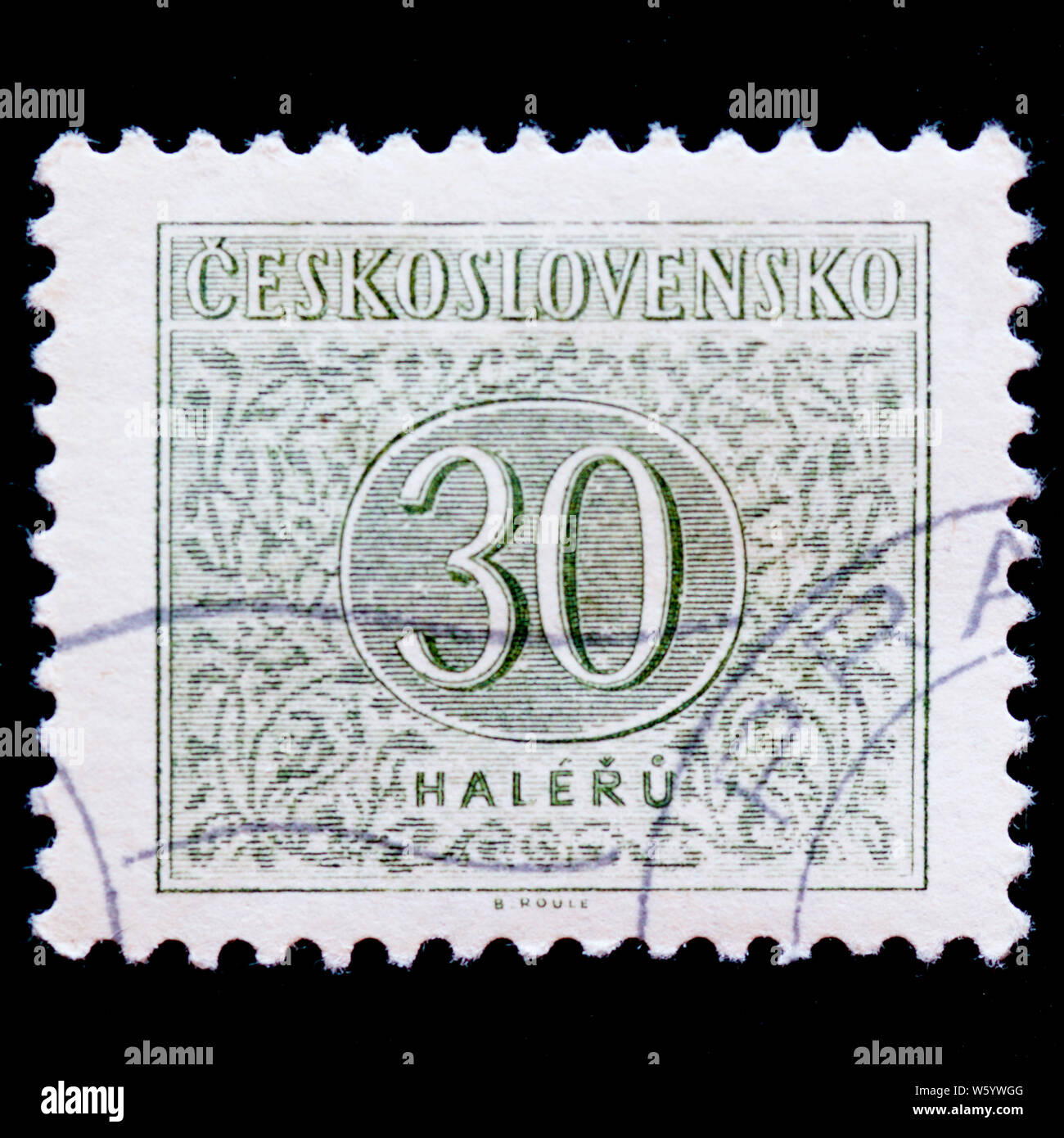 Der Tschechoslowakei Briefmarken Markenheftchen Stockfoto